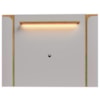 Painel Suspenso Tv 75 Pol 180 cm Maresias Off White Cinamomo BECHARA