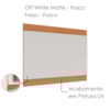 Painel Suspenso Tv 75 Pol 200 cm Nilo Off White Matte Freijo Colibri