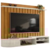 Painel Suspenso Tv 75 Pol 206 cm Imola Cinamomo Off White MADETEC
