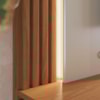 Painel Suspenso Tv 75 Pol 217 cm Loa Off White Matte Freijo Colibri