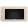 Painel Suspenso Tv 75 Pol 241 cm MDF Ariana Off White Dj Moveis