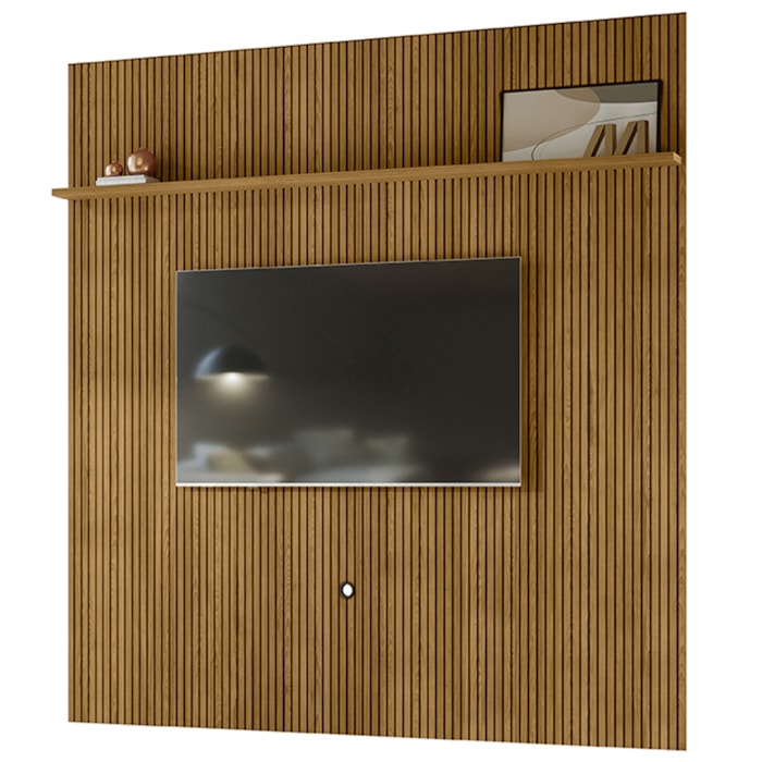 Painel Suspenso Tv 75 Pol 245x238 cm Guapore Cumaru MADETEC