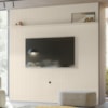 Painel Suspenso Tv 75 Pol 245x238 cm Guapore Off White MADETEC