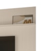 Painel Suspenso Tv 75 Pol 245x238 cm Guapore Off White MADETEC