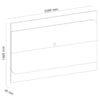 Painel Suspenso Tv 86 Pol 220 cm 4507 Pinho Off White ARLY