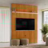 Painel Tv 65 Pol 245X179 cm New Interlagos Cinamomo Off White MADETEC