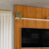 Painel Tv 65 Pol 245X179 cm New Interlagos Cinamomo Off White MADETEC