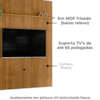 Painel Tv 65 Pol 245X179 cm New Interlagos Cumaru MADETEC