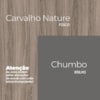 Paneleiro 03 PT 70 cm 16994 Carvalho Nature Chumbo Nicioli