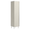 Paneleiro 1 Porta 221X50cm MDF Kali 12229 Bianco Toq Bianco Toq Nicioli