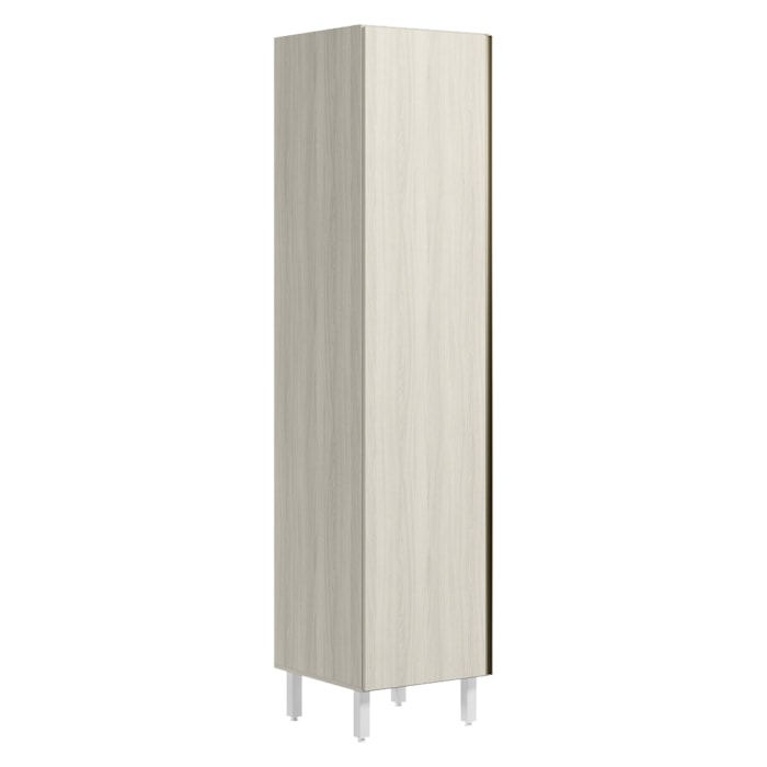Paneleiro 1 Porta 221X50cm MDF Kali 12229 Bianco Toq Bianco Toq Nicioli
