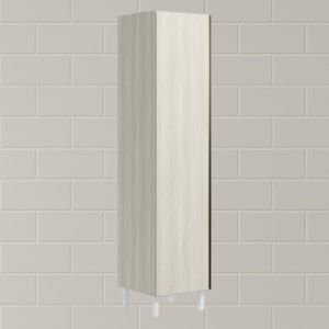 Paneleiro 1 Porta 221X50cm MDF Kali 12229 Bianco Toq Bianco Toq Nicioli