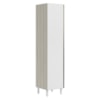 Paneleiro 1 Porta 221X50cm MDF Kali 12229 Bianco Toq Branco Uv Nicioli