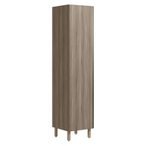Paneleiro 1 Porta 221X50cm MDF Kali 12229 Carvalho Toq Carvalho Toq Nicioli