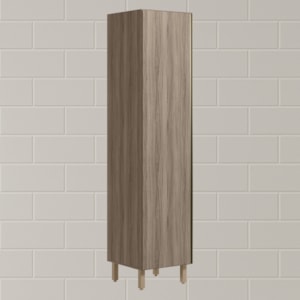 Paneleiro 1 Porta 221X50cm MDF Kali 12229 Carvalho Toq Carvalho Toq Nicioli