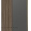 Paneleiro 1 Porta 221X50cm MDF Kali 12229 Carvalho Toq Chumbo Nicioli