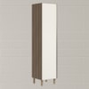 Paneleiro 1 Porta 221X50cm MDF Kali 12229 Carvalho Toq Off White Cetim Nicioli
