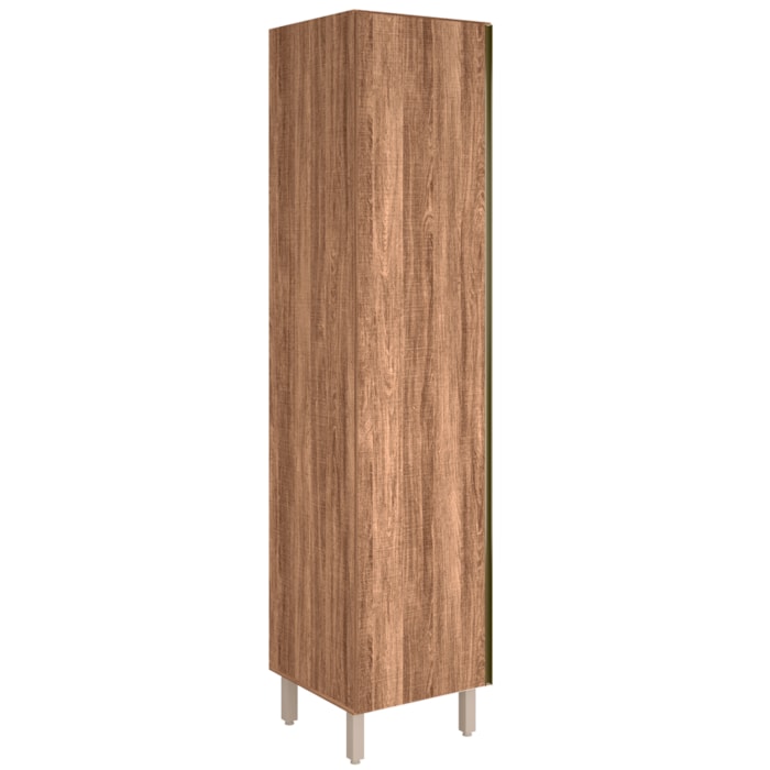 Paneleiro 1 Porta 50cm Em MDF Kali Premium 12229x1 Carvalho Rustico Nicioli