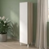 Paneleiro 1 Porta MDF 50X221 cm Kali 122291 Bianco TOQ Branco Nicioli
