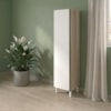 Paneleiro 1 Porta MDF 50X221 cm Kali 122291 Bianco TOQ Branco Nicioli
