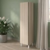 Paneleiro 1 Porta MDF 50X221 cm Kali 122291 Bianco TOQ Nicioli