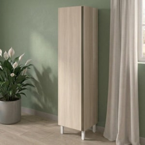 Paneleiro 1 Porta MDF 50X221 cm Kali 122291 Bianco TOQ Nicioli