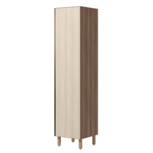 Paneleiro 1 Porta MDF 50X221 cm Kali 122291 Carvalho TOQ Bianco Nicioli