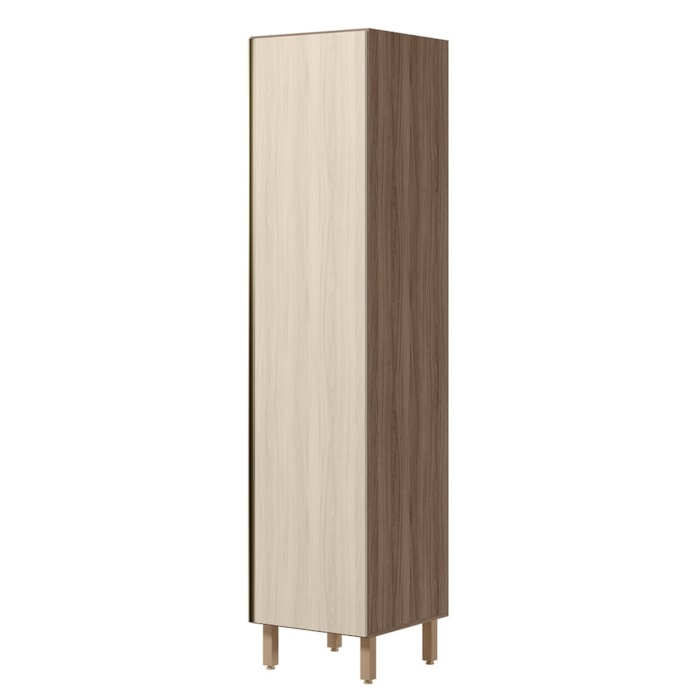 Paneleiro 1 Porta MDF 50X221 cm Kali 122291 Carvalho TOQ Bianco Nicioli