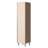 Paneleiro 1 Porta MDF 50X221 cm Kali 122291 Carvalho TOQ Off White Nicioli