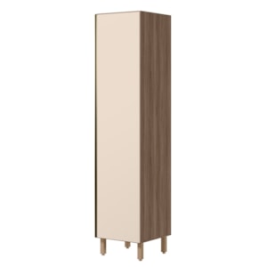 Paneleiro 1 Porta MDF 50X221 cm Kali 122291 Carvalho TOQ Off White Nicioli