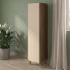 Paneleiro 1 Porta MDF 50X221 cm Kali 122291 Carvalho TOQ Off White Nicioli