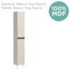 Paneleiro 2 Portas 221X35cm MDF Kali 12228 Bianco Toq Bianco Toq Nicioli