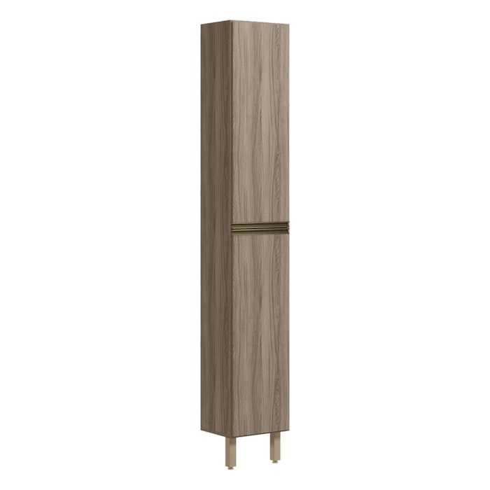 Paneleiro 2 Portas 221X35cm MDF Kali 12228 Carvalho Toq Carvalho Toq Nicioli
