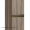 Paneleiro 2 Portas 221X35cm MDF Kali 12228 Carvalho Toq Carvalho Toq Nicioli