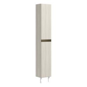 Paneleiro 2 Portas 221X35cm MDF Kali 12228 Nicioli Bianco Toq Bianco Toq
