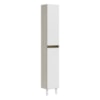 Paneleiro 2 Portas 221X35cm MDF Kali 12228 Nicioli Bianco Toq Branco Uv