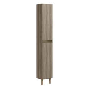 Paneleiro 2 Portas 221X35cm MDF Kali 12228 Nicioli Carvalho Toq Carvalho Toq