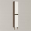 Paneleiro 2 Portas 221X35cm MDF Kali 12228 Nicioli Carvalho Toq Off White Cetim