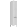 Paneleiro 2 Portas 222x40 cm MDF CZ3339 Branco Tecno Mobili