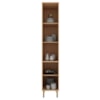 Paneleiro 2 Portas 222x40 cm MDP CZ3108 Freijo Tecno Mobili