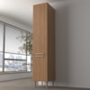 Paneleiro 2 Portas 222x40 cm MDP CZ3108 Freijo Tecno Mobili