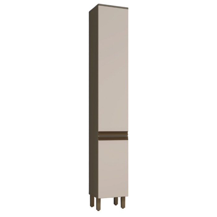 Paneleiro 2 Portas MDF 221x35 cm Connect C72 Duna Cristal Henn