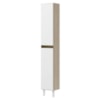 Paneleiro 2 Portas MDF 35X221 cm Kali 122286 Bianco TOQ Branco Nicioli
