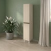 Paneleiro 2 Portas MDF 35X221 cm Kali 122286 Bianco TOQ Nicioli