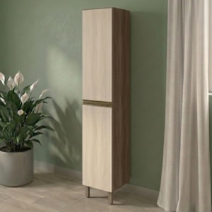 Paneleiro 2 Portas MDF 35X221 cm Kali 122286 Carvalho TOQ Bianco Nicioli