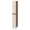 Paneleiro 2 Portas MDF 35X221 cm Kali 122286 Carvalho TOQ Off White Nicioli
