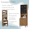 Paneleiro 4 Portas MDF 70 cm Tosc PTO01 Freijo Freijo MXM