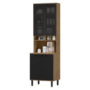 Paneleiro 4 Portas MDF 70 cm Tosc PTO01 Freijo Nero MXM Paneleiro 4 Portas MDF 70 cm Tosc PTO01 Freijo Nero MXM