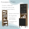 Paneleiro 4 Portas MDF 70 cm Tosc PTO01 Freijo Nero MXM