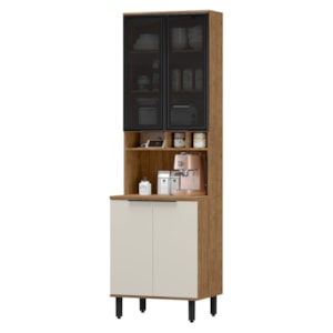 Paneleiro 4 Portas MDF 70 cm Tosc PTO01 Freijo Off White MXM Paneleiro 4 Portas MDF 70 cm Tosc PTO01 Freijo Off White MXM